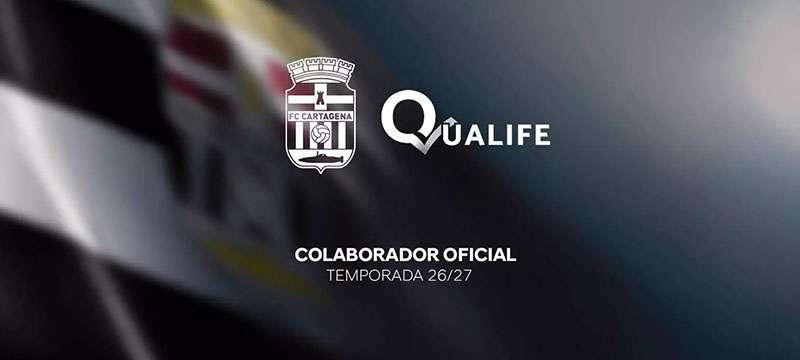 QUALIFE y FC Cartagena renuevan su acuerdo de colaboración para la temporada 2026/27